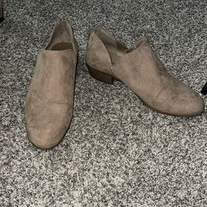 Massini Low Cut Ankle Boot Faux Suede Tan Size 9